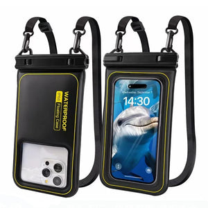 HAISSKY Waterproof Phone Pouch – Upgraded Cushioned (Sponge) Crossbody Dry Bag for Swimming & Surfing, Universal for iPhone/Samsung/Google/Xiaomi
