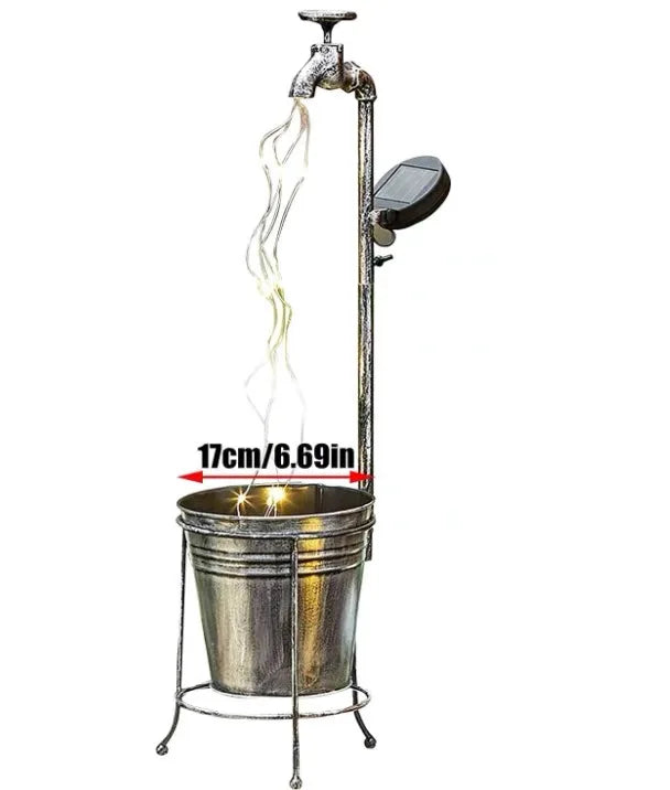 Solar Watering Can Sprinkler Light – Waterproof Outdoor Fairy “Water Droplet” Lamp for Flower Pots, Lawn & Courtyard (Auto On/Off)