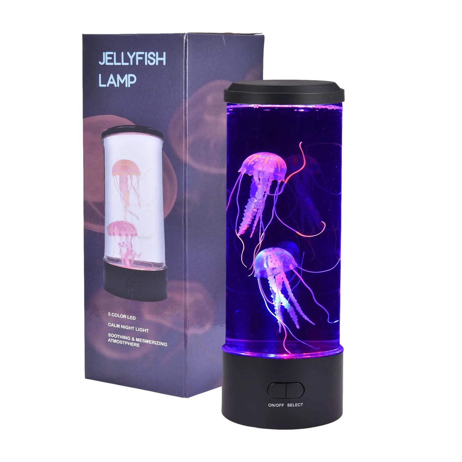 LED Jellyfish Lamp Night Light – Remote Color-Changing Aquarium, USB-Powered Calming Sensory Mood Lamp & Kids Birthday Gift