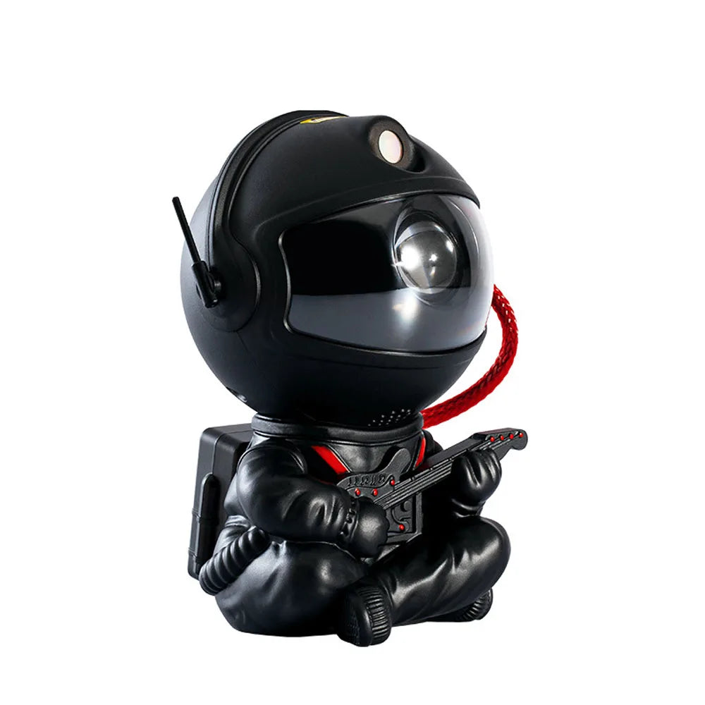 Remote-Control 360° Rotating Robot Night Light – Stepless-Dimming Projector & Selfie Glow Lamp, USB Powered, Aesthetic Bedroom Décor