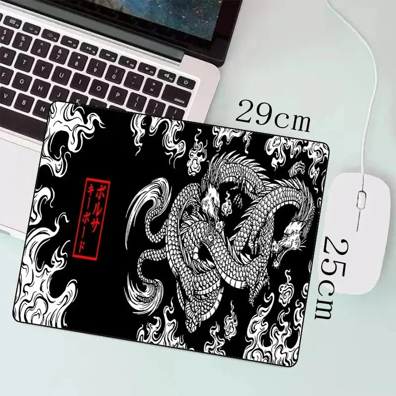 XXL Japanese Dragon Gaming Mouse Pad – Extended Anime Desk Mat (900×400 / 700×300) for Esports, Keyboard & Mouse