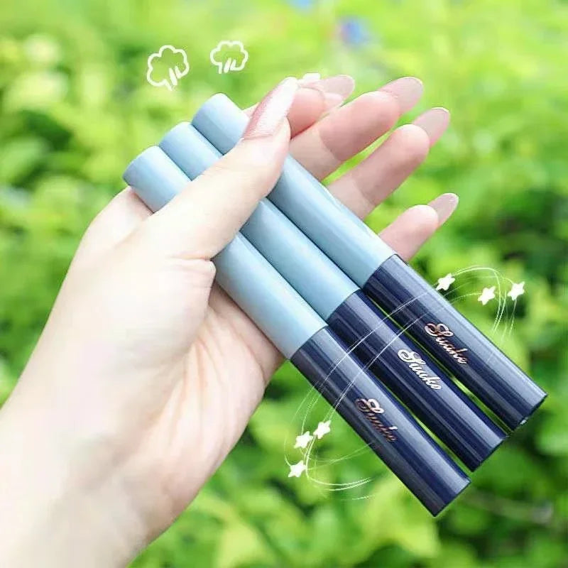 Ultra-Fine Waterproof Mascara – Lengthening & Curling, Smudge-Proof Brown with Precision Micro Brush for Natural, Clump-Free Volume